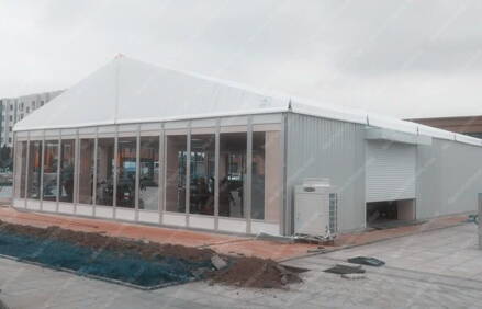 Presklený eventový stan 15x30m