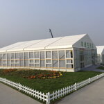 Presklený eventový stan 15x40m