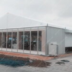 Presklený eventový stan 15x30m