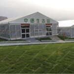 Presklený eventový stan 15x30m